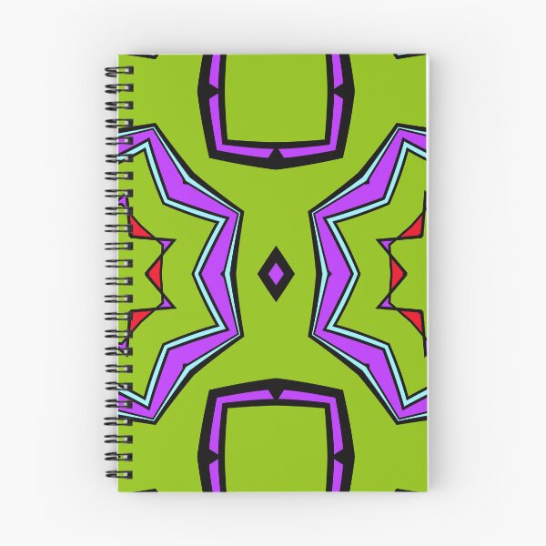Item preview, Vibrant Green, Purple and Red Geometric Mandala designed and sold by Tinsleybluebell.