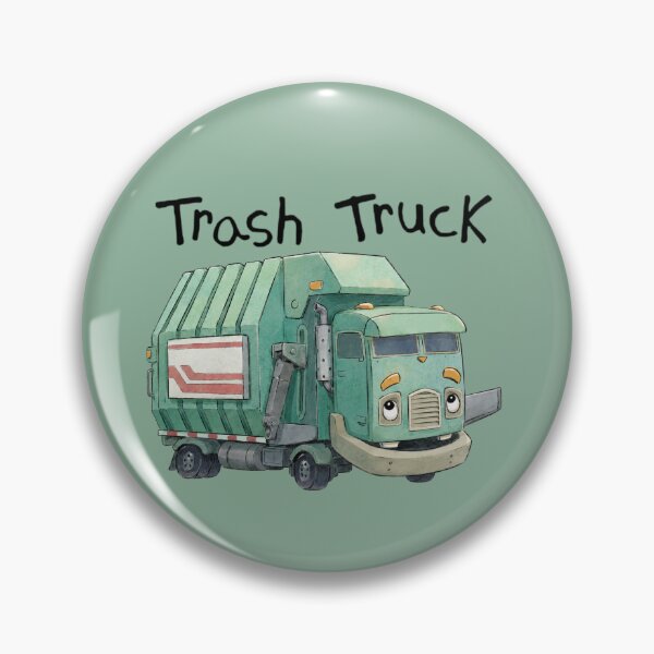 Item preview, Trash Truck Cute Garbage Truck designed and sold by EverAfterDsgn.