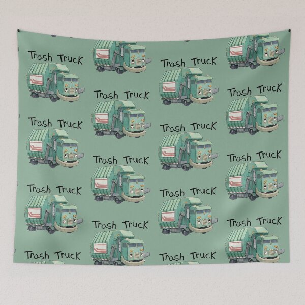 Item preview, Trash Truck Cute Garbage Truck designed and sold by EverAfterDsgn.