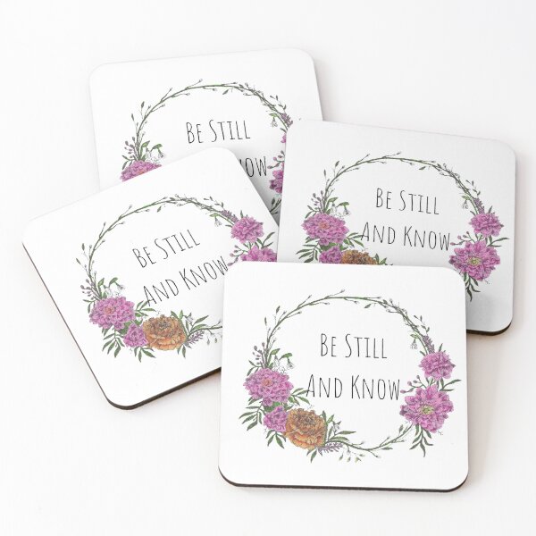 Item preview, Be Still and Know designed and sold by Cora Worthington Art.