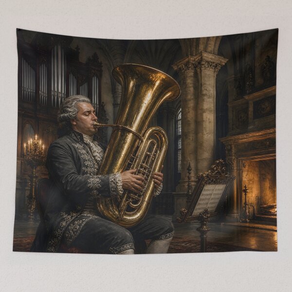 Item preview, The Grand Resonance: A Majestic Tuba Solo in Baroque Splendor designed and sold by DoReMiStudio.
