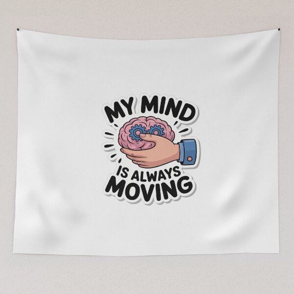 Item preview, Mind in Motion Watercolor designed and sold by NiftyWrx.