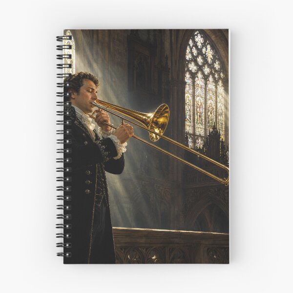 Item preview, The Noble Slide: A Solemn Trombone Solo in Cathedral Light designed and sold by DoReMiStudio.
