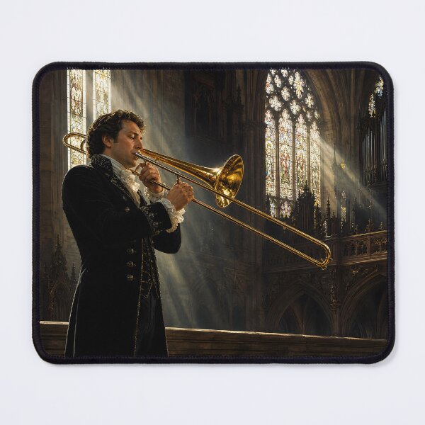 Item preview, The Noble Slide: A Solemn Trombone Solo in Cathedral Light designed and sold by DoReMiStudio.