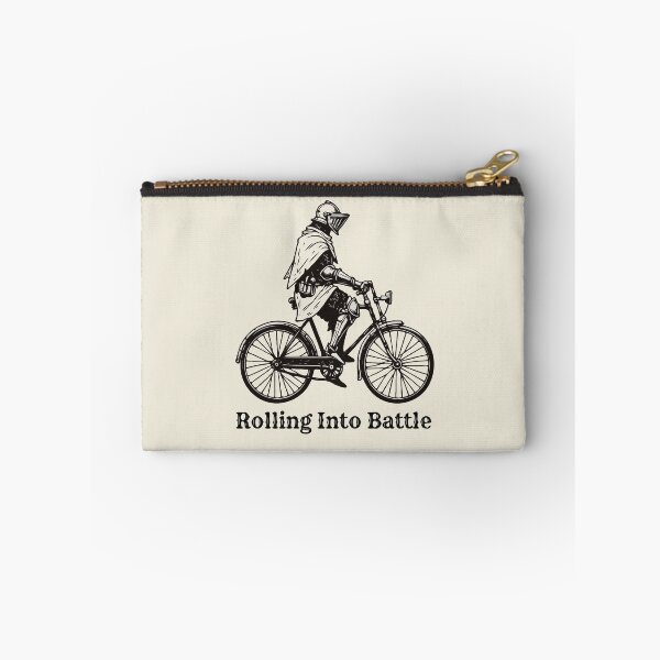 Item preview, Medieval Knight On Bicycle Rolling Into Battle  designed and sold by Gkinoki.