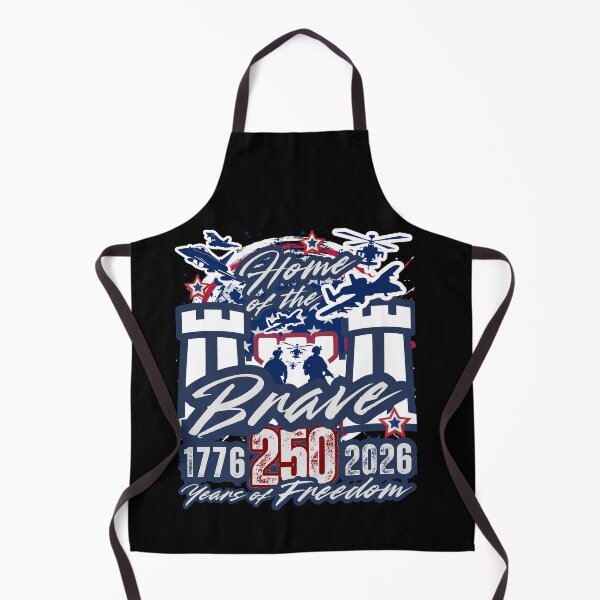 Item preview, Home of the Brave Military Tribute — 1776 to 2026 America 250 Years of Freedom Patriotic Design designed and sold by GFamilyC.