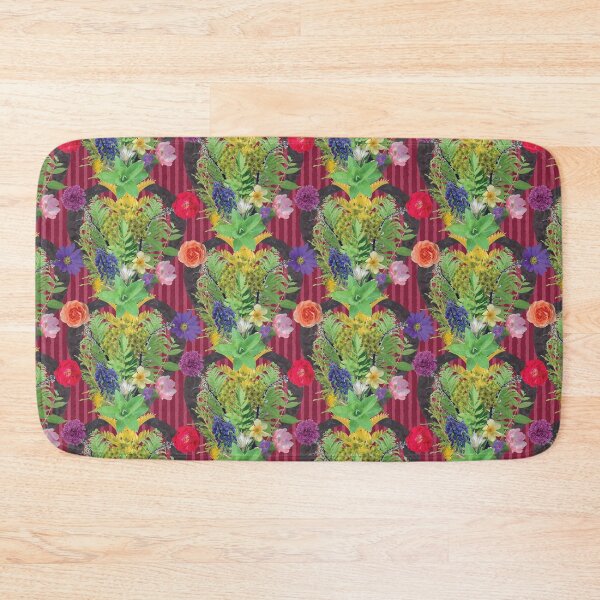 Item preview, Spring Flower & Foliage Arrangement on Red Stripes designed and sold by Digitalmyth's Designs.