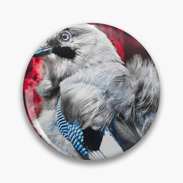 Item preview, Crimson Whisper Blue Jay designed and sold by Gerberjayey.