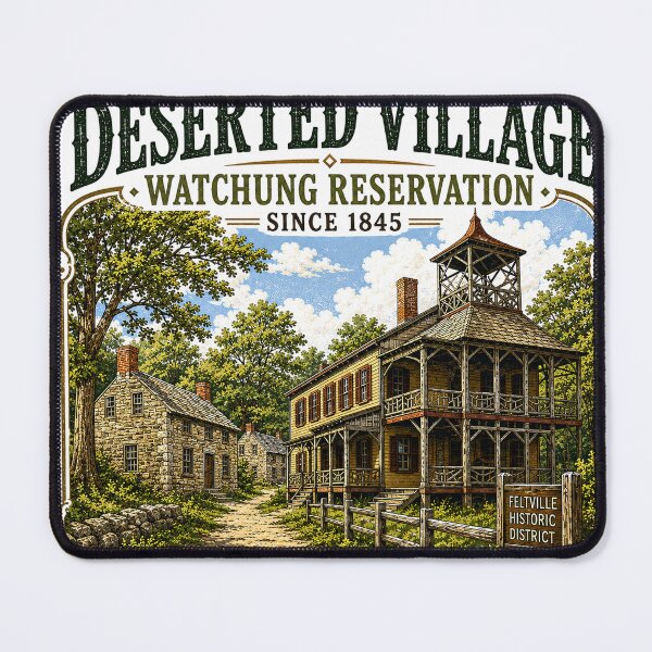 Item preview, The Deserted Village Watchung Reservation designed and sold by The Past in Threads.