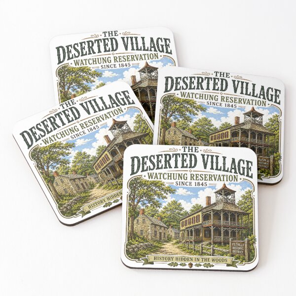 Item preview, The Deserted Village Watchung Reservation designed and sold by Past in Threads.