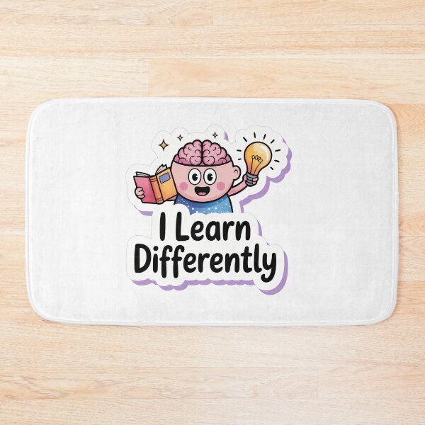 Item preview, I Learn Differently Brain Sparkle Design designed and sold by NiftyWrx.