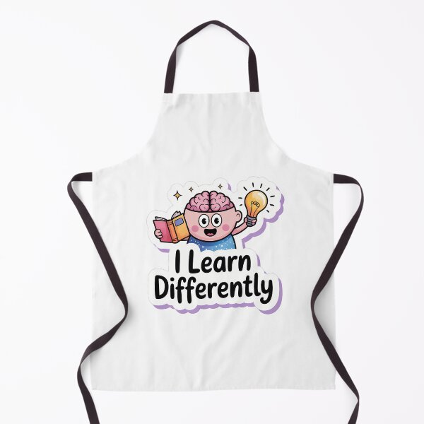 Item preview, I Learn Differently Brain Sparkle Design designed and sold by NiftyWrx.
