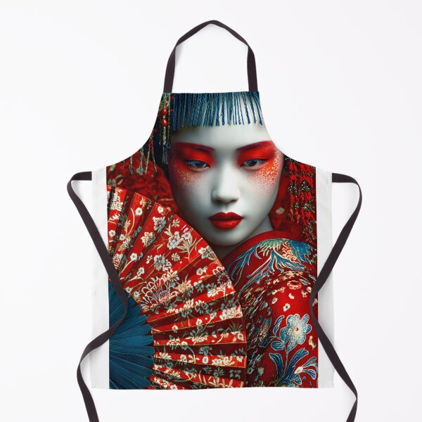 Item preview, Emotive Portrait of a Traditional Japanese woman designed and sold by Artessie.
