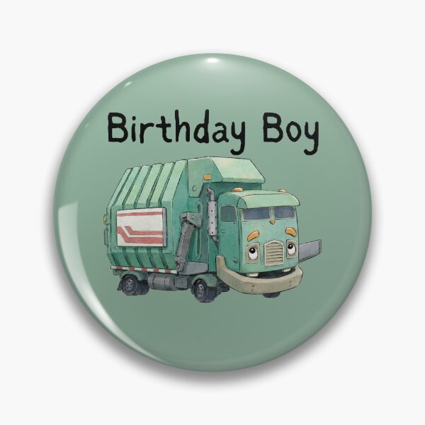 Item preview, Birthday Boy Trash Truck designed and sold by EverAfterDsgn.
