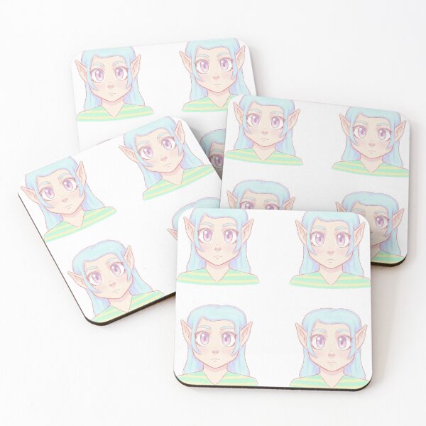Item preview, Cute Pastel Elf Anime Girl Illustration designed and sold by KaleChub.