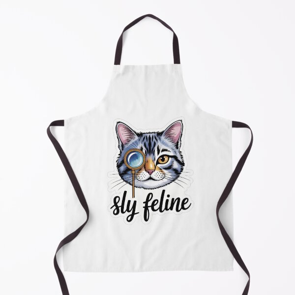 Item preview, Sly Feline Watercolor Cat designed and sold by NiftyWrx.
