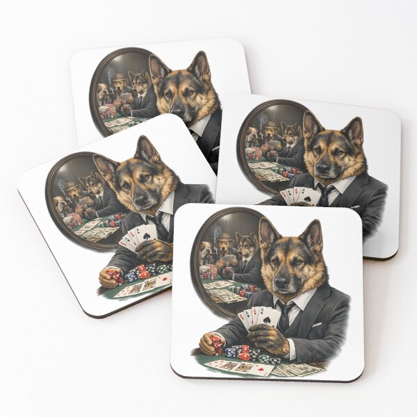 Item preview, Dogs playing poker designed and sold by -ADRIAV-.