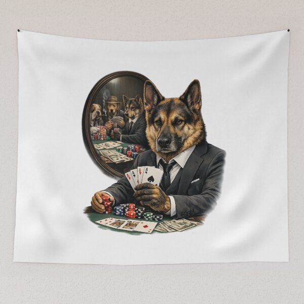 Item preview, Dogs playing poker designed and sold by -ADRIAV-.