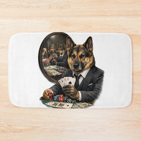 Item preview, Dogs playing poker designed and sold by -ADRIAV-.