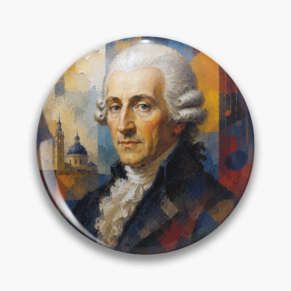 Item preview, Austrian composer Joseph Haydn painting. designed and sold by GalleryKauffeld.