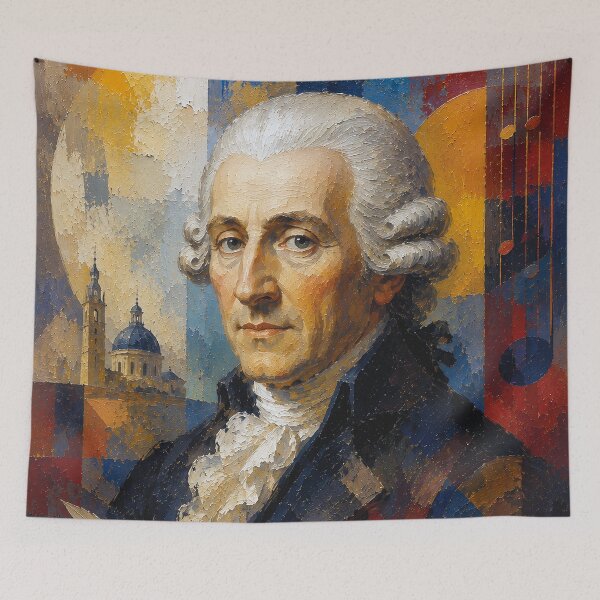 Item preview, Austrian composer Joseph Haydn painting. designed and sold by GalleryKauffeld.
