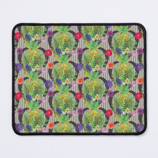 Item preview, Spring Flower & Foliage Arrangement on Tan Stripes designed and sold by Digitalmyth's Designs.