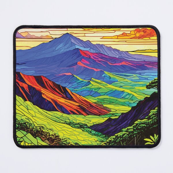 Item preview, Mosaic of the beautiful Haleakalā National Park – Hawaii Volcano Mosaic designed and sold by designmari.