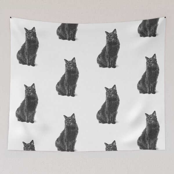Item preview, Black Cat designed and sold by Cora Worthington Art.