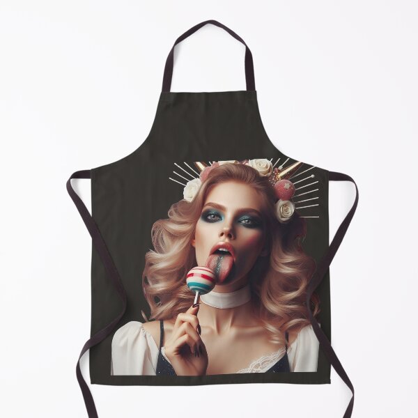 Item preview, Blonde Girl Licking Striped Lollipop designed and sold by Voodoo Store Paranormal Collections.