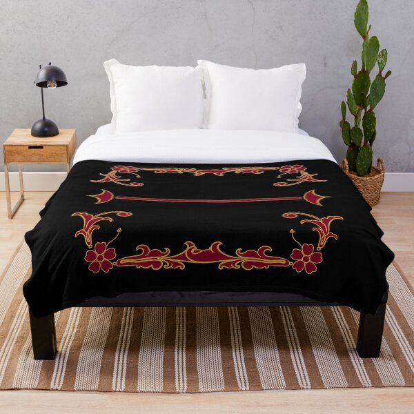 Item preview, Luxury Goth Ornate Gold and Burgundy Pattern designed and sold by ThiagoSDantas.