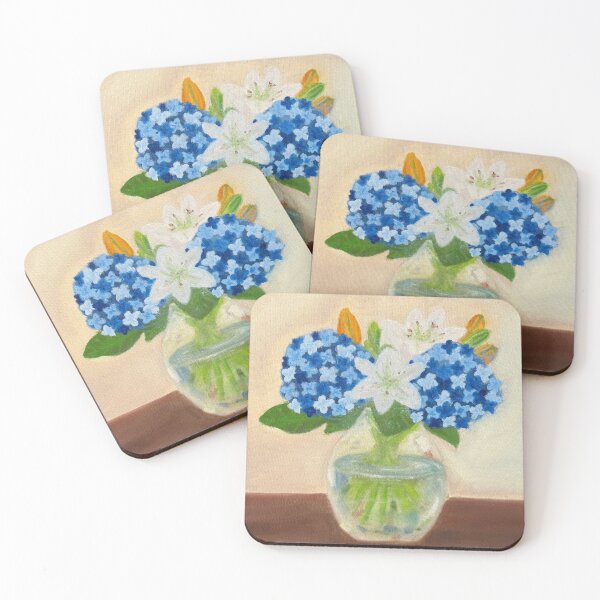 Item preview, Hydrangeas and Lillies in my Vase  designed and sold by EliseCreatess.