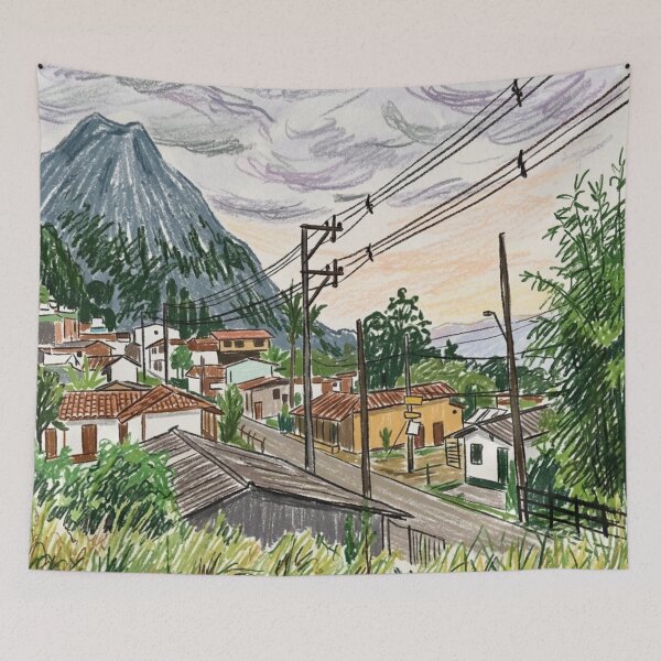 Item preview, At the foot of the mountain designed and sold by CristianCEB.