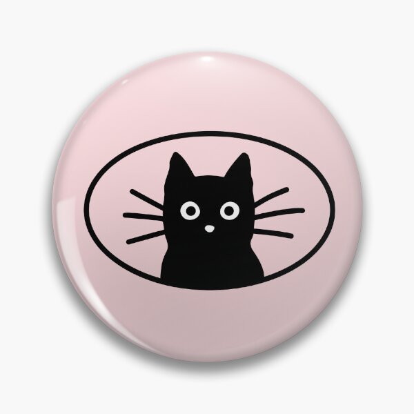 Item preview, Black Cat Face Cute Peeking Kitten Eyes Halloween Aesthetic designed and sold by ronakris009.