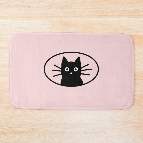 Item preview, Black Cat Face Cute Peeking Kitten Eyes Halloween Aesthetic designed and sold by ronakris009.