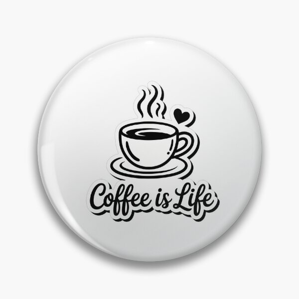 Item preview, Minimalist Coffee Heart Quote designed and sold by NiftyWrx.