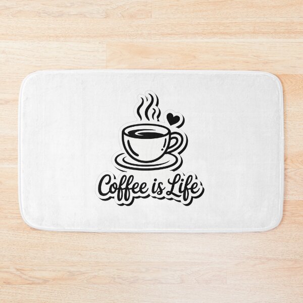 Item preview, Minimalist Coffee Heart Quote designed and sold by NiftyWrx.