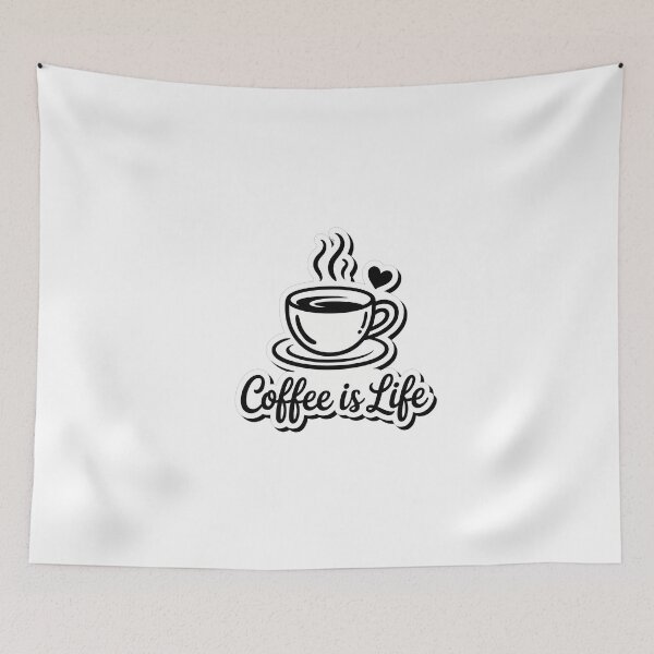 Item preview, Minimalist Coffee Heart Quote designed and sold by NiftyWrx.