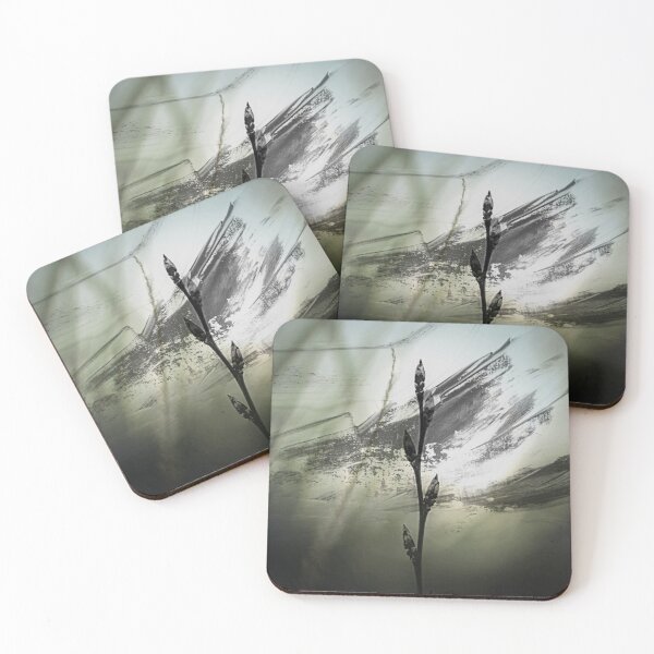 Item preview, Still Becoming | Abstract Botanical Wall Art designed and sold by WitchyBotanicaArt.