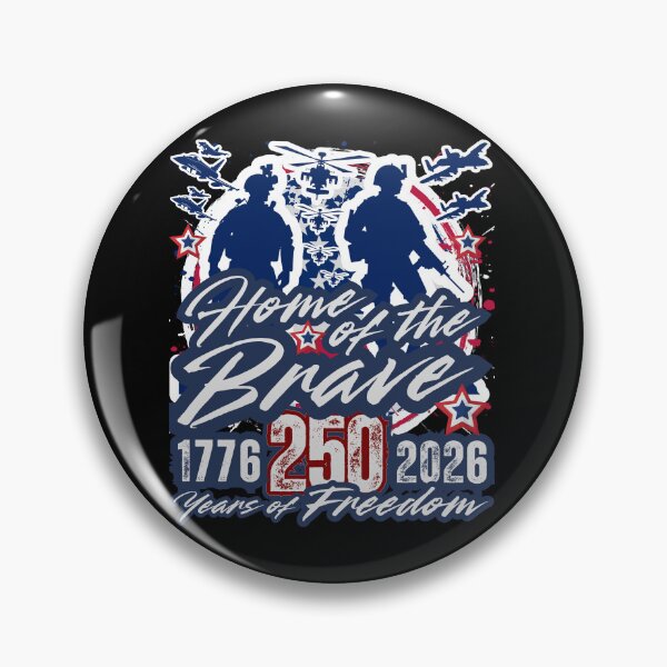 Item preview, Home of the Brave Military Aviation Tribute — 1776 to 2026 America 250 Years of Freedom Patriotic Design designed and sold by GFamilyC.