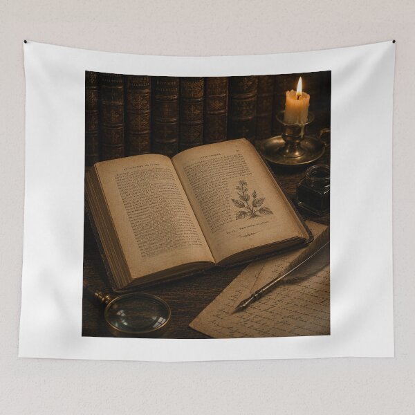 Item preview, Vintage Antique Books | Dark Academia Library Aesthetic designed and sold by Universo-Arte.