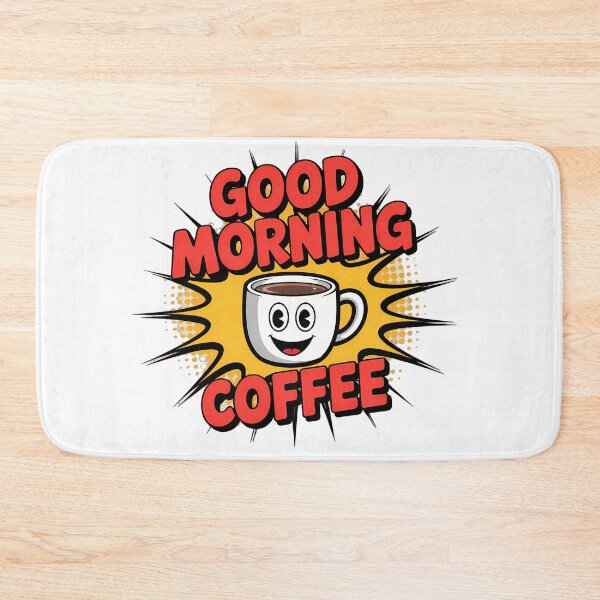 Item preview, Good Morning Coffee Comic Style designed and sold by NiftyWrx.