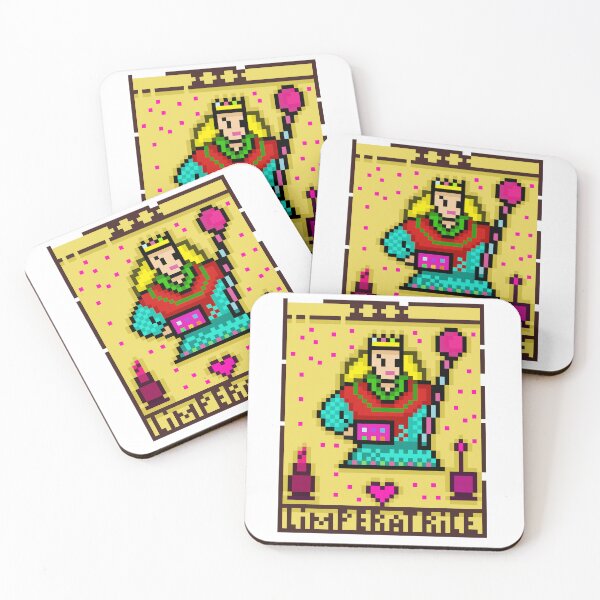 Item preview, The Empress Tarot Card L'Imperatrice Marseille Pixel Art designed and sold by RetroRlx.