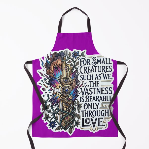 Item preview, For Small Creatures The Vastness Is Bearable Only Through Love Sticker designed and sold by Scro-Ciob-Shop.