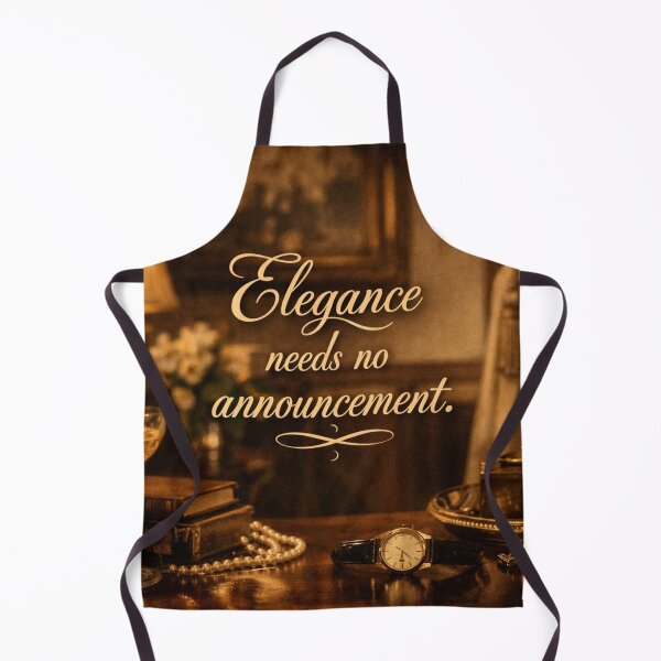Item preview, Elegance Needs No Announcement Quote designed and sold by Ve & Co.
