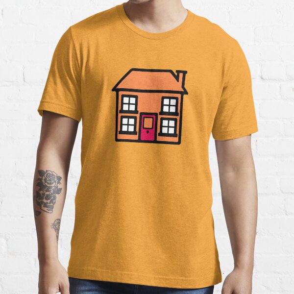 Retro TV Play School house logo graphic Essential T-Shirt