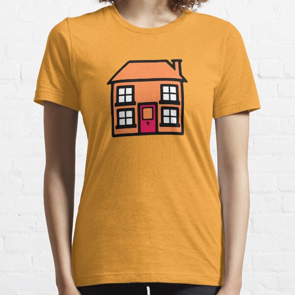Retro TV Play School house logo graphic Essential T-Shirt