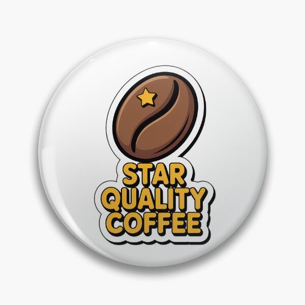 Item preview, Star Quality Coffee Bean designed and sold by NiftyWrx.
