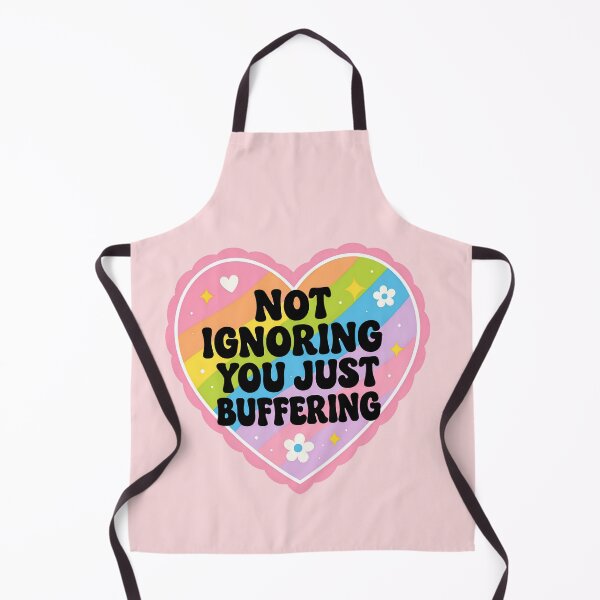 Item preview, Buffering Heart Funny Introvert Mental Health Social Anxiety Quote designed and sold by ronakris009.