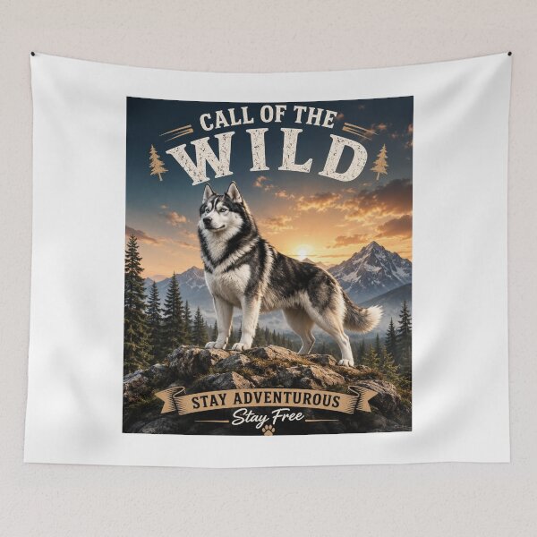 Item preview, Call of the Wild Husky Adventure designed and sold by PawFusionArt.