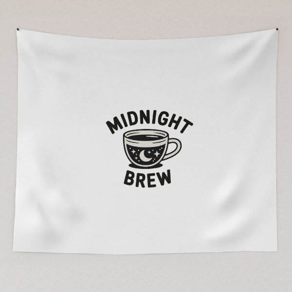 Item preview, Midnight Brew Coffee Art designed and sold by NiftyWrx.